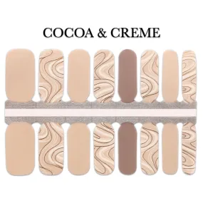Nail Wrap - Cocoa & Crème