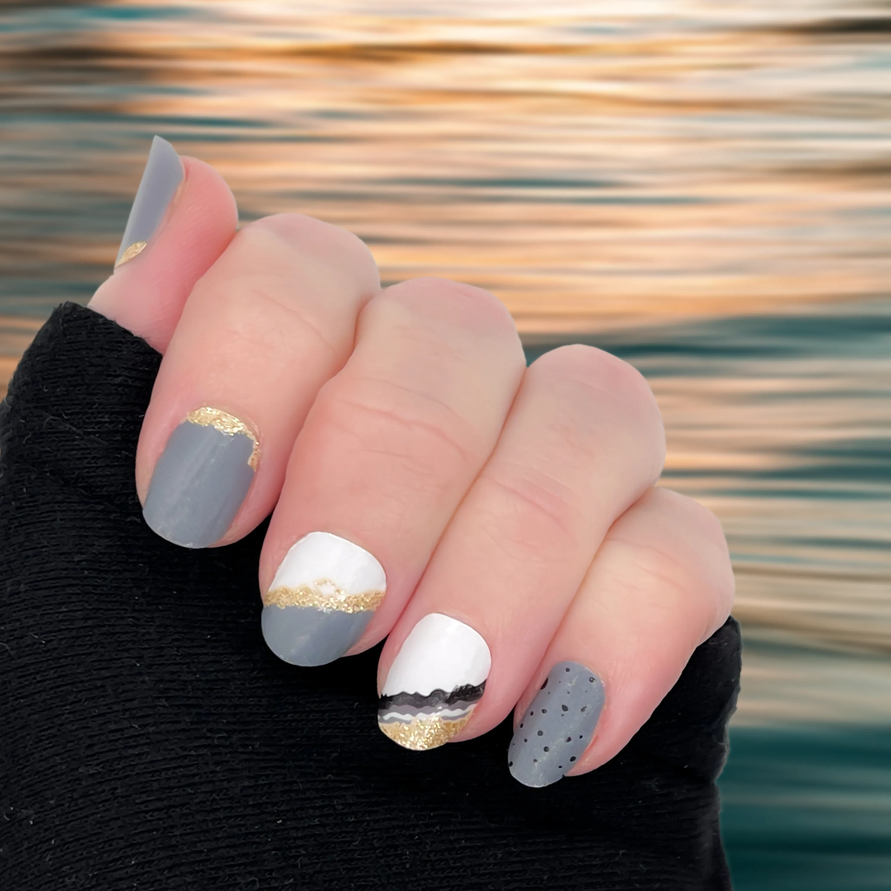 Nail Wrap - Gold Rush