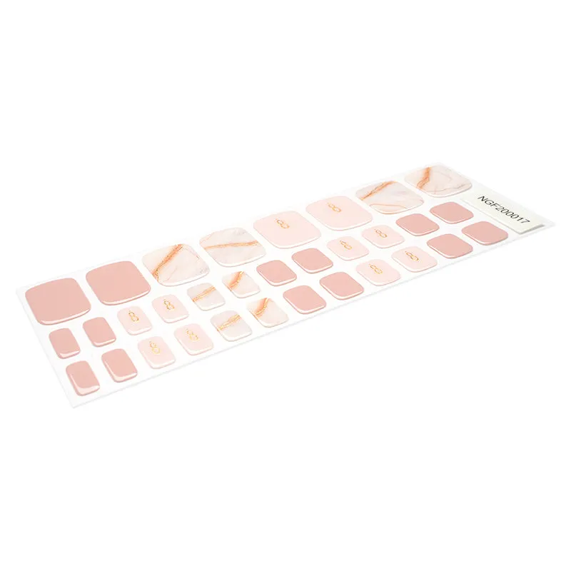 Pink Marble Toe Gel