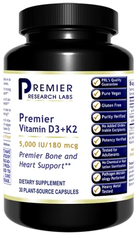 Premier Vitamin D3 K2 30 Vcaps
