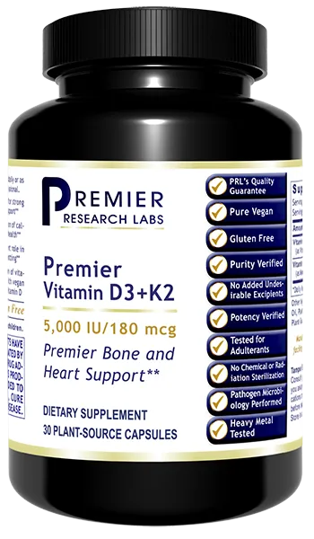 Premier Vitamin D3 K2 30 Vcaps