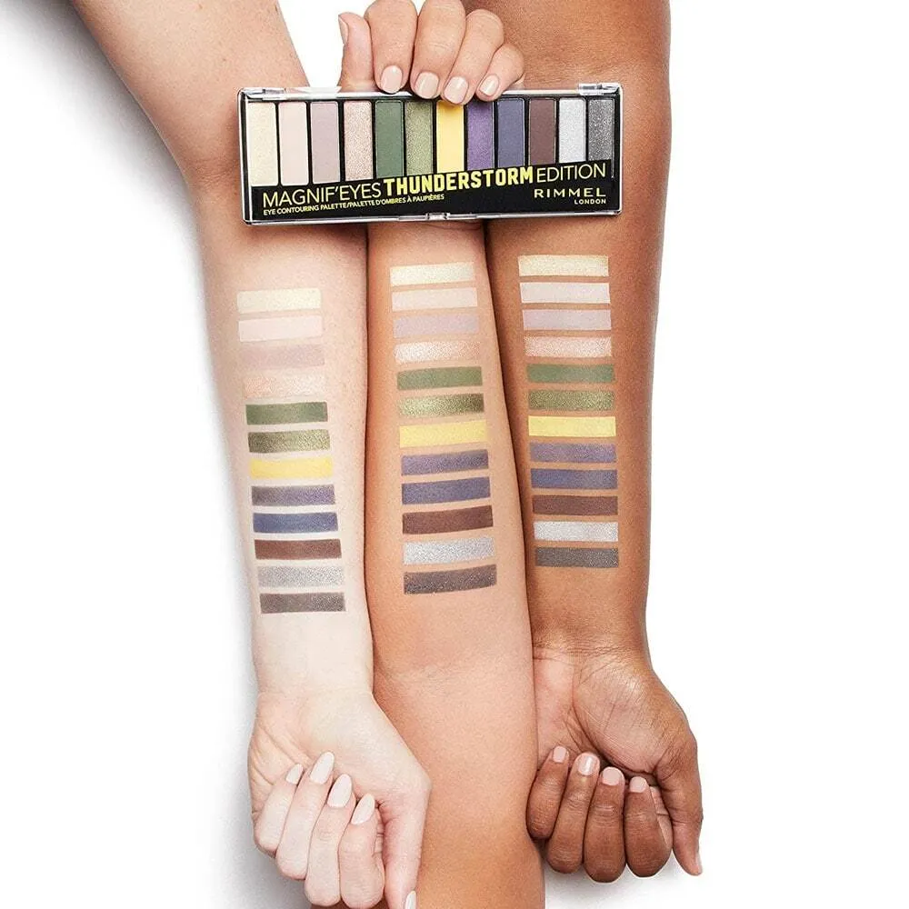RIMMEL Magnif'eyes Eye Contouring Palette #010- Thunderstorm 14.2g 0.5oz