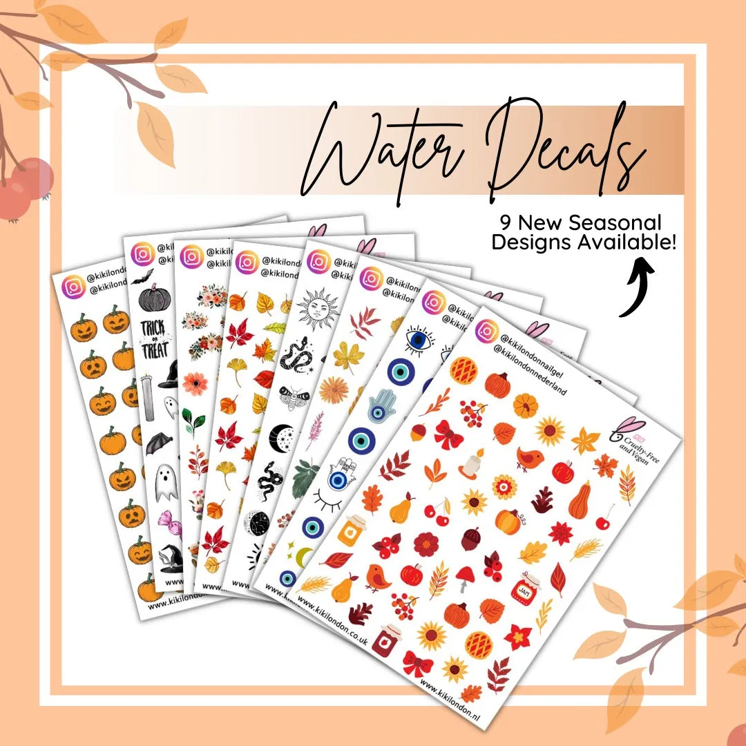 Season Nail Decal Set of 9