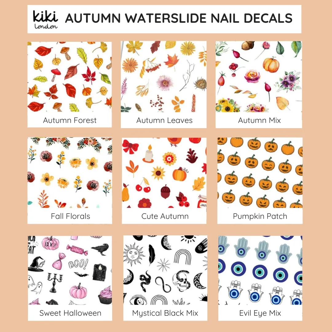 Season Nail Decal Set of 9