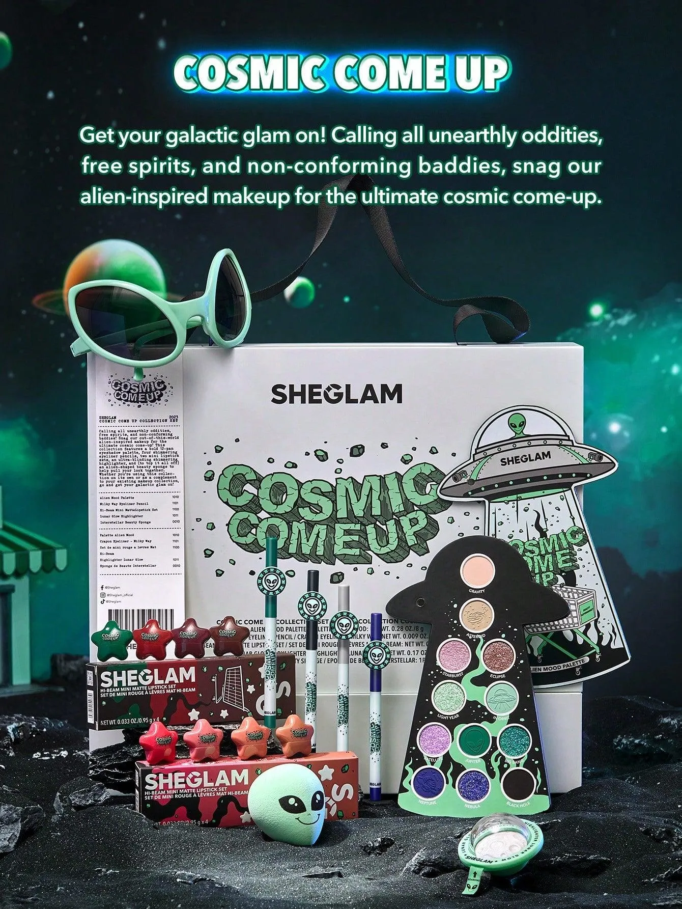 SHEGLAM -LUNAR GLOW HIGHLIGHTER - SILVER
