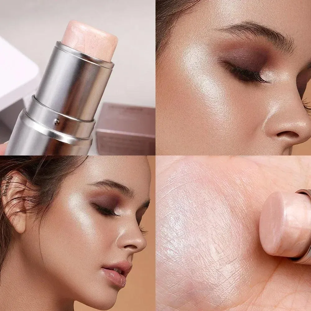 Shimmer Glow Highlighter Stick: Radiant Face & Body Makeup Glow Wildlife