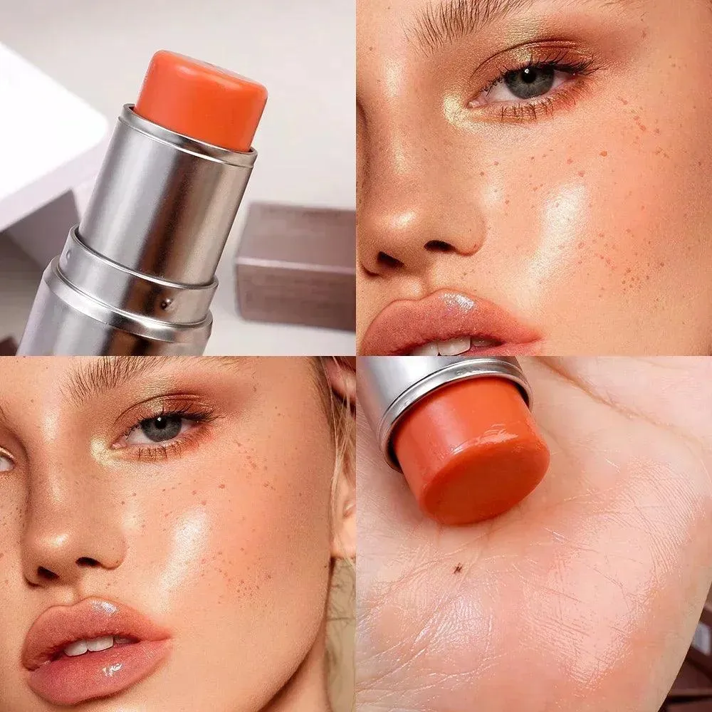 Shimmer Glow Highlighter Stick: Radiant Face & Body Makeup Glow Wildlife