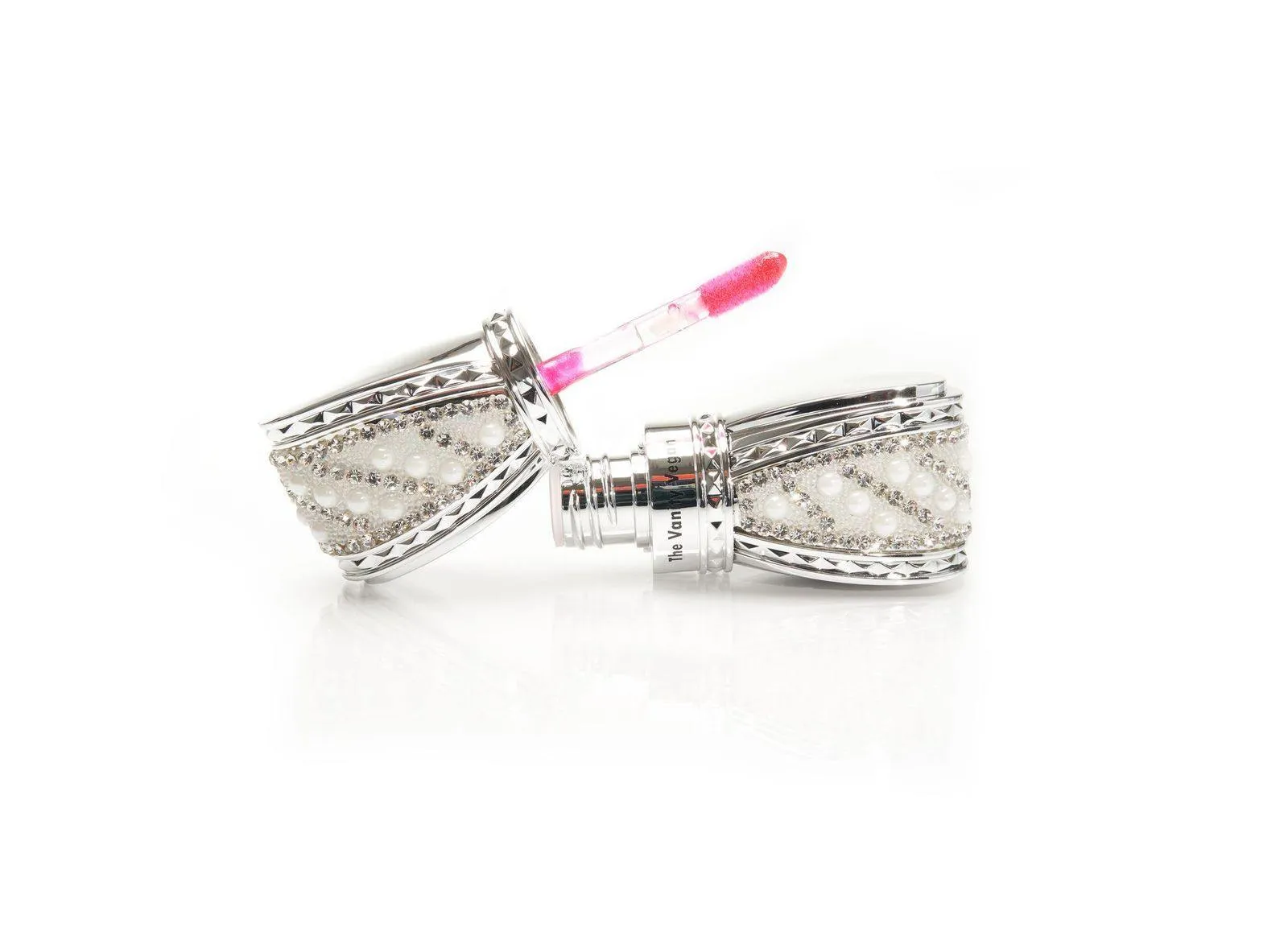 Signature Gloss Silver and Gold Tone Bow