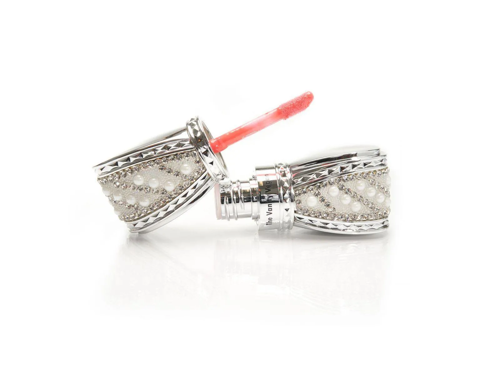 Signature Gloss Silver and Gold Tone Bow