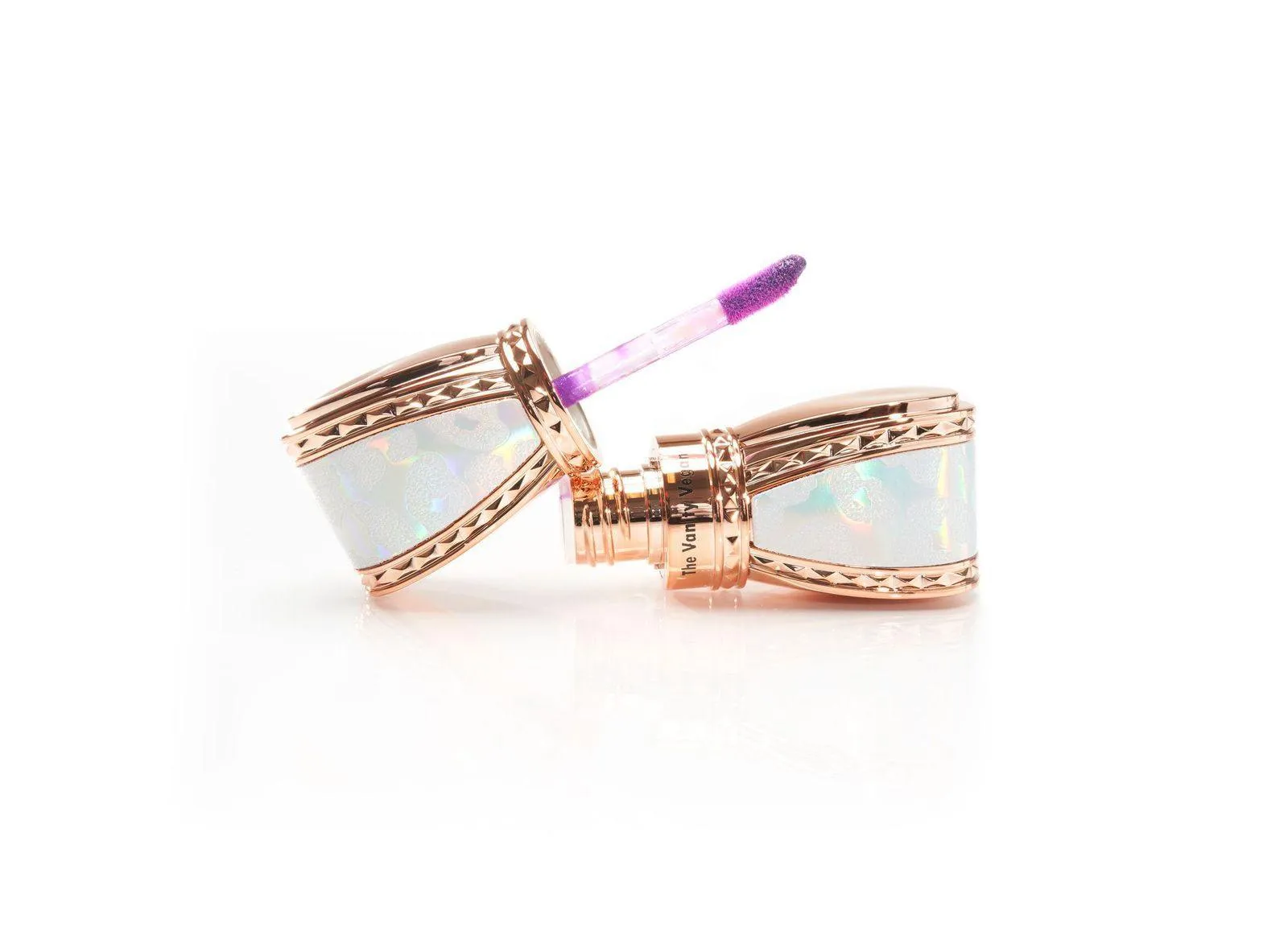 Signature Gloss Silver and Gold Tone Bow