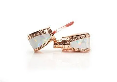 Signature Gloss Silver and Gold Tone Bow