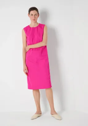 Sleeveless Boat Neck Dress