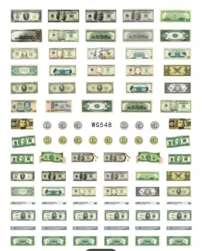 Sticker Money ($*$)