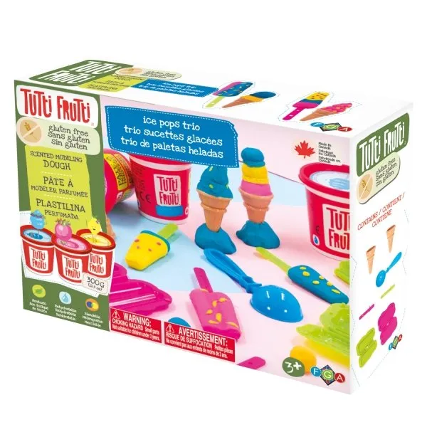 Tutti Frutti Modeling Dough Ice Pops Trio Kit
