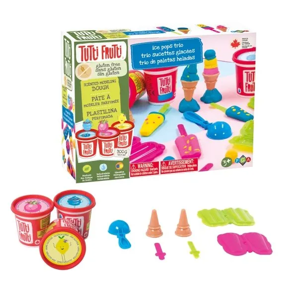Tutti Frutti Modeling Dough Ice Pops Trio Kit