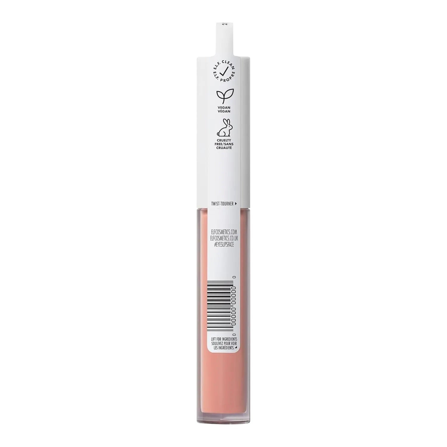 Ultra-Hydrating Sheer Lip Gloss with Glossy Finish - Whisper Pink, Vegan & Cruelty-Free