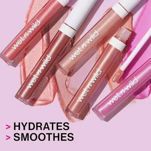 Wet n Wild 555B Megaslicks lip gloss, 0.19 Ounce, Rose Gold