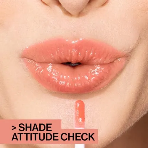 Wet n Wild 555B Megaslicks lip gloss, 0.19 Ounce, Rose Gold