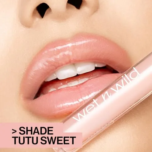 Wet n Wild 555B Megaslicks lip gloss, 0.19 Ounce, Rose Gold