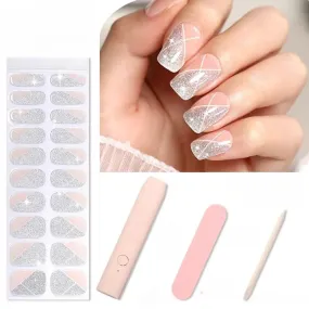 WONDERLAND - Nail Stickers Kit with UV Lamp | Manicure
