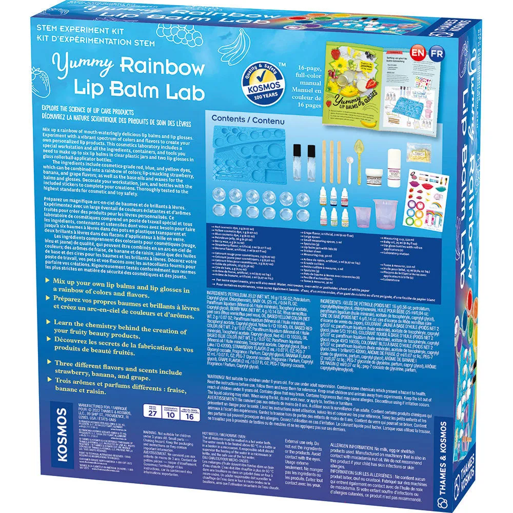 Yummy Rainbow Lip Balm Lab